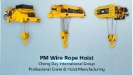 Permanent Magnetic Motor wire rope hoist